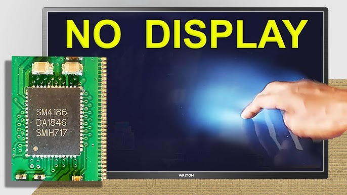 no display in tv